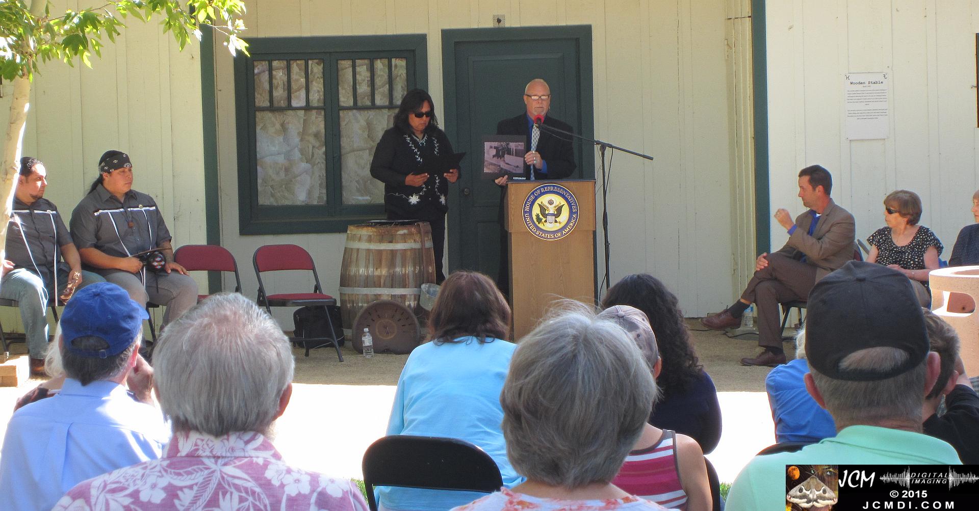 Saint Francis Dam Memorial and Castaic Wilderness Act Press Conference (8-5-2015) at Tesoro Adobe Park